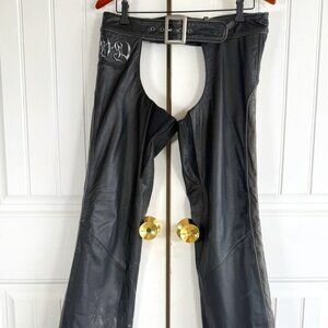 Harley-Davidson Women's Leather Chaps, Size Medium